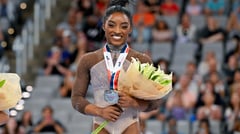 Simone Biles wins sixth Olympic gold in all-around gymnastics